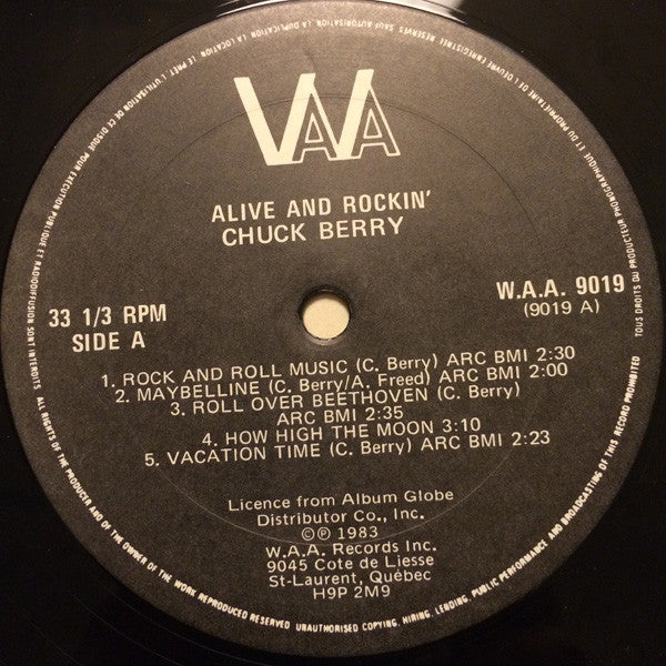 Chuck Berry - Alive And Rockin' - 1983