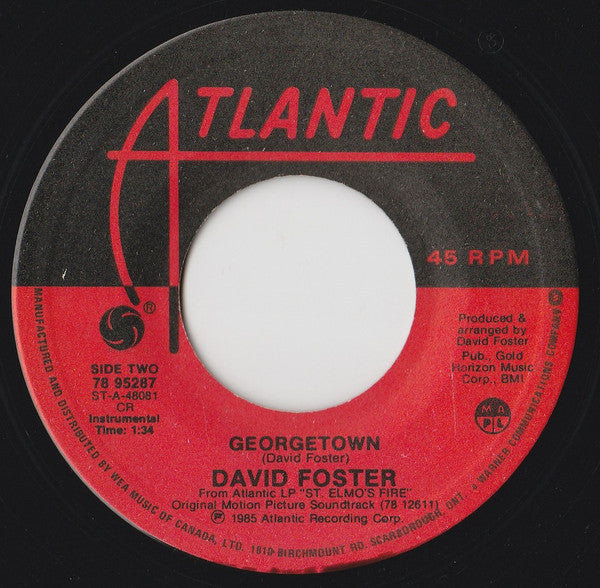 David Foster - Love Theme From St. Elmo's Fire