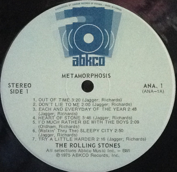 Rolling Stones, The - Metamorphosis - 1975