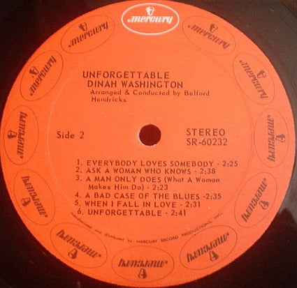 Dinah Washington - Unforgettable - 1970