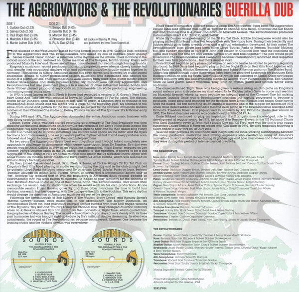 Aggrovators, The & Revolutionaries, The - Guerilla Dub - 2016