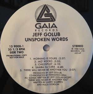 Jeff Golub - Unspoken Words