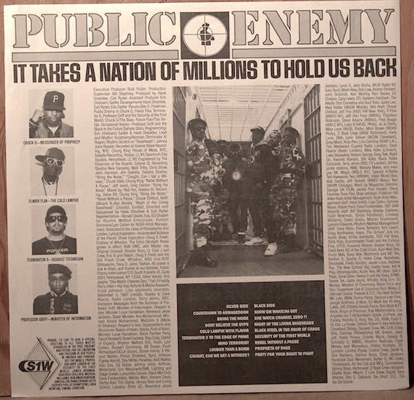 Public Enemy - It Takes A Nation Of Millions To Hold Us Back - 1988