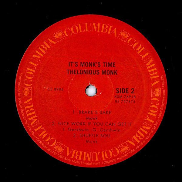 Thelonious Monk - It's Monk's Time Vinyl Record