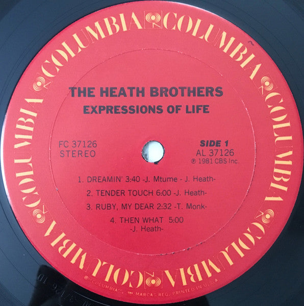 The Heath Brothers - Expressions Of Life