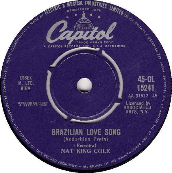Nat King Cole - Brazilian Love Song / I Would Do Anything For You