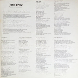 John Prine - John Prine Vinyl Record