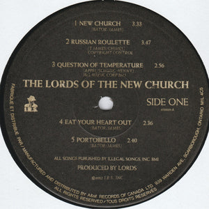 Lords Of The New Church - The Lords Of The New Church - 1982