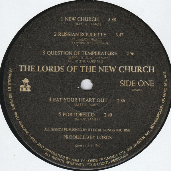 Lords Of The New Church - The Lords Of The New Church - 1982