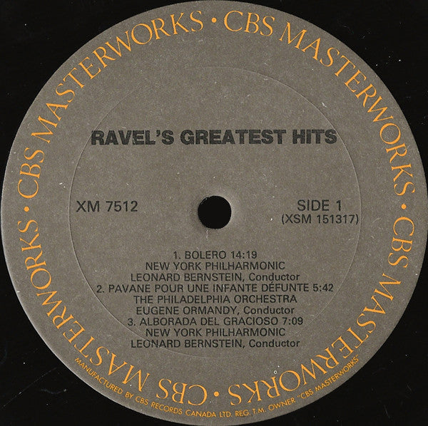 Maurice Ravel - Ravel's Greatest Hits