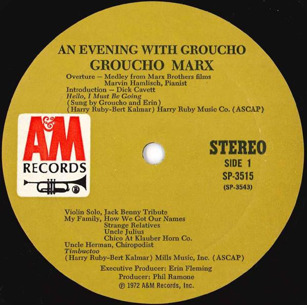 Groucho Marx - An Evening With Groucho