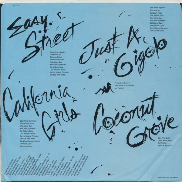 David Lee Roth - Crazy From The Heat - 1985