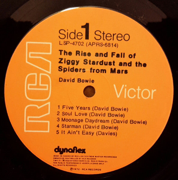 David Bowie - The Rise and Fall of Ziggy Stardust and the Spiders From Mars - 1972