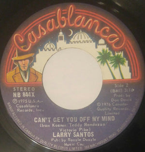 Larry Santos - We Can't Hide It Anymore / Can't Get You Off My Mind