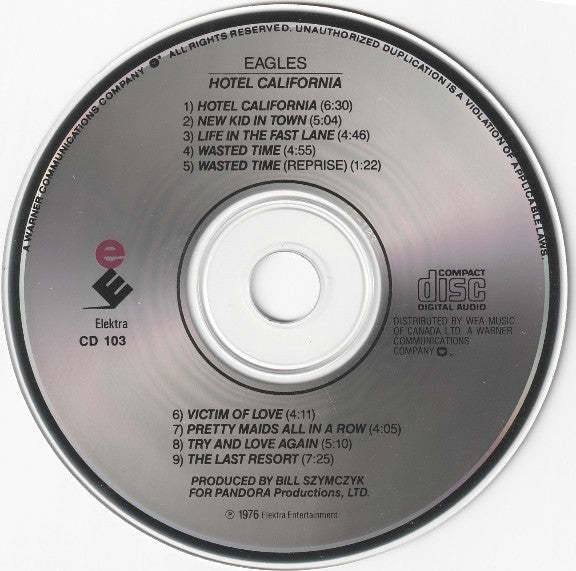 Eagles - Hotel California (CD) - 1993