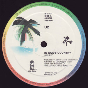 U2 - In God's Country Vinyl Record