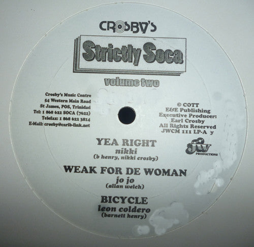 Various - Strictly Soca Volume Two -