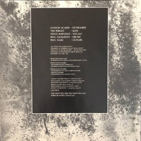 Danse Society, The - Heaven Is Waiting - 1984