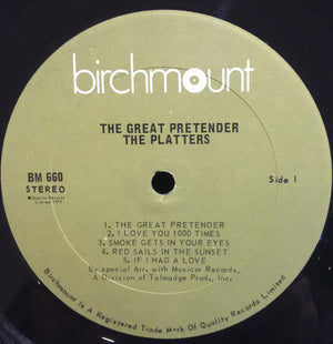 Platters, The - The Great Pretender - 1973