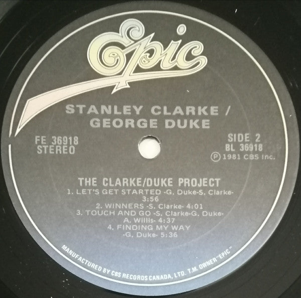 Stanley Clarke/George Duke - The Clarke / Duke Project