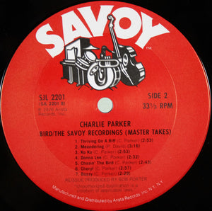 Charlie Parker - Bird / The Savoy Recordings (Master Takes) - 1976