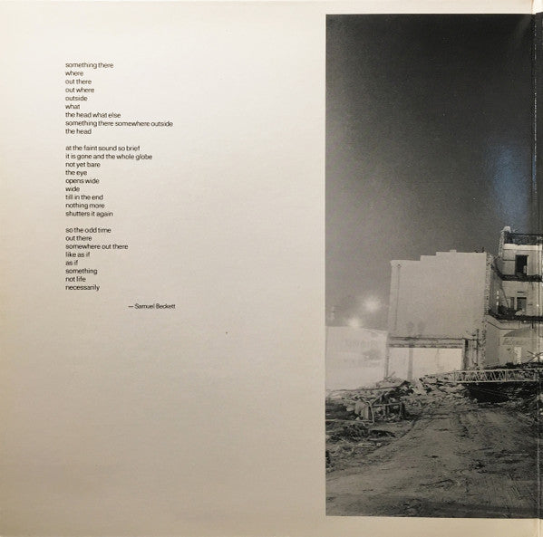 Michael Mantler - Something There - 1983