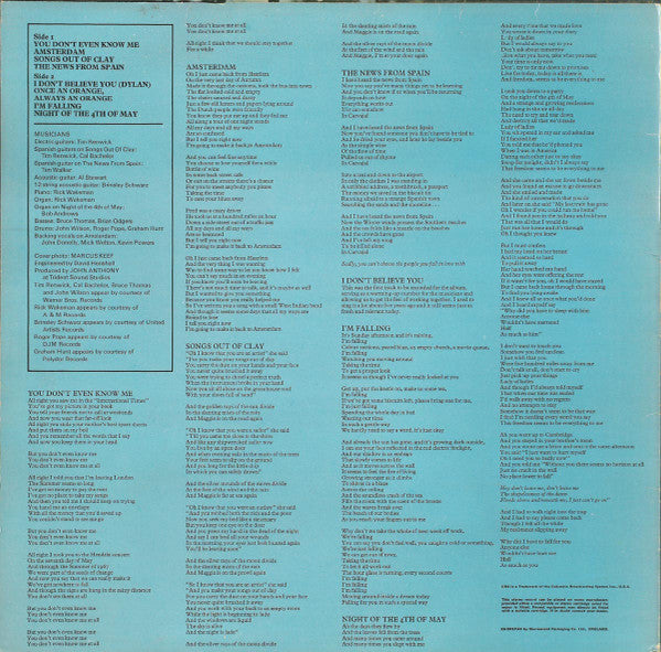 Al Stewart - Orange
