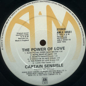 Captain Sensible - The Power Of Love - 1983
