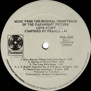 Francis Lai - Love Story - Music From The Original Soundtrack