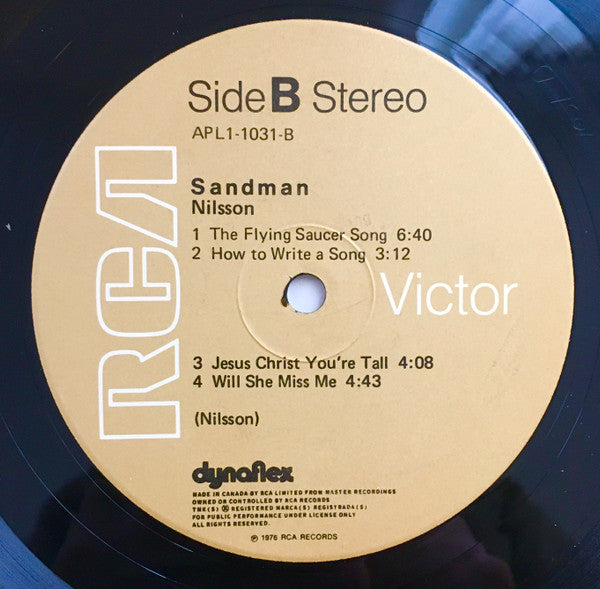 Harry Nilsson - Sandman - 1976