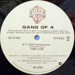 Gang Of Four - Is It Love (Extended Dance Remix) - 1983