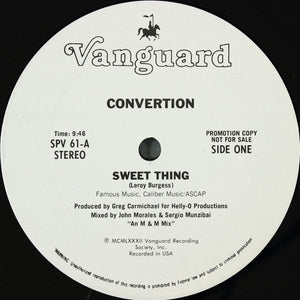 Convertion - Sweet Thing - 1982