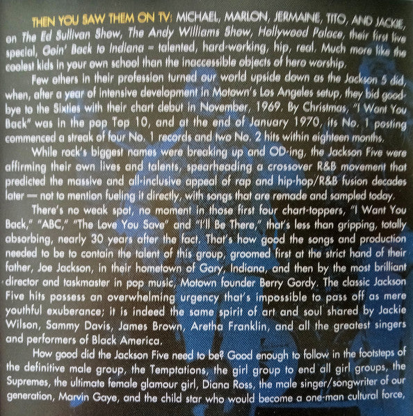 Jackson 5, The - The Best Of Jackson 5 (CD) - 1999