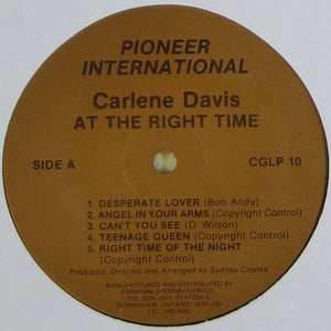 Carlene Davis - At The Right Time