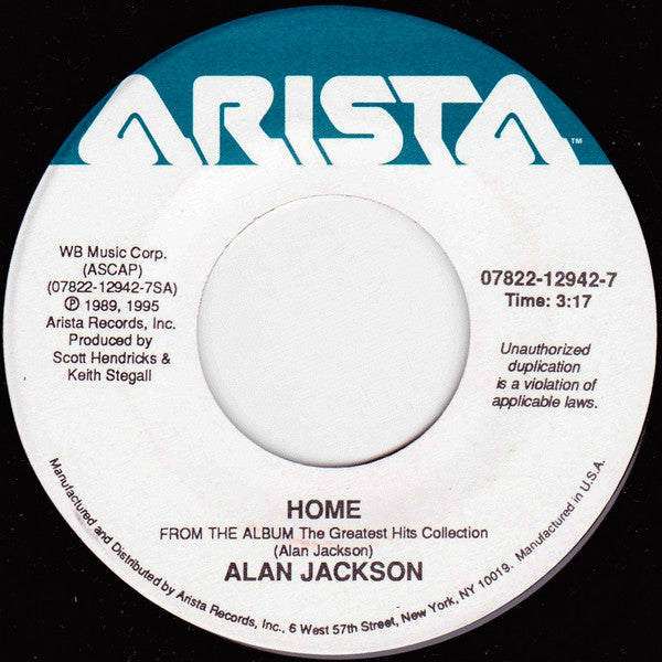 Alan Jackson - Home - 1995