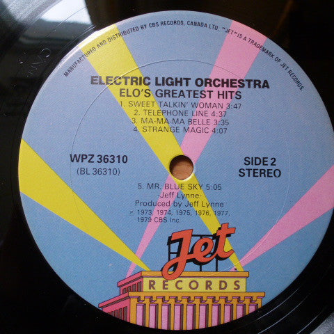 Electric Light Orchestra - ELO's Greatest Hits -