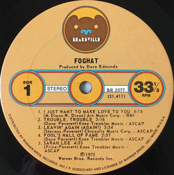 Foghat - Foghat - 1972