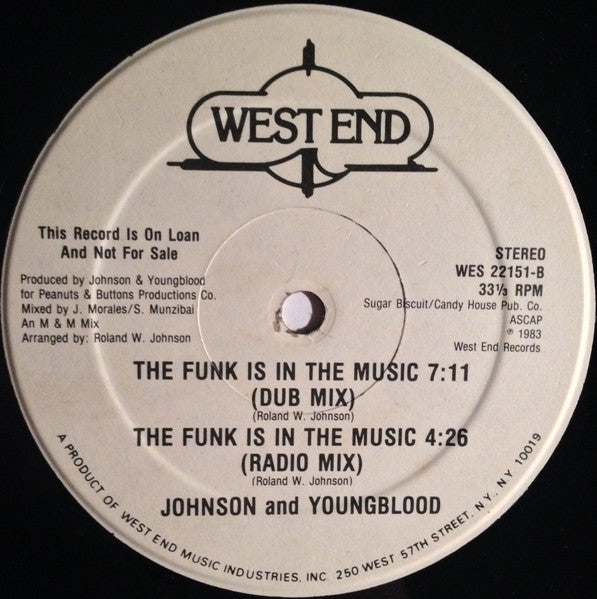 Johnson And Youngblood - The Funk Is In The Music - 1983