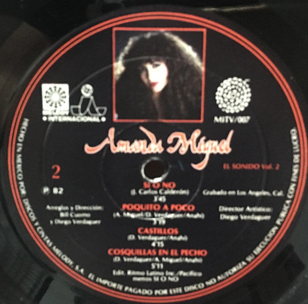 Amanda Miguel - El Sonido Vol. 2 - 1982