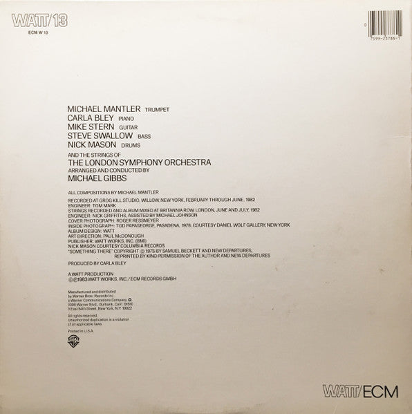 Michael Mantler - Something There - 1983