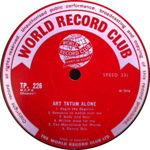 Art Tatum - Alone