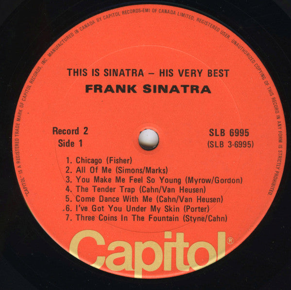Frank Sinatra - This Is Sinatra ...His Very Best -
