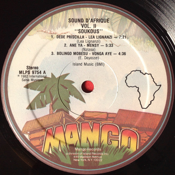 Various - Sound D'Afrique II Soukous - 1982