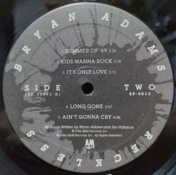Bryan Adams - Reckless - 1984