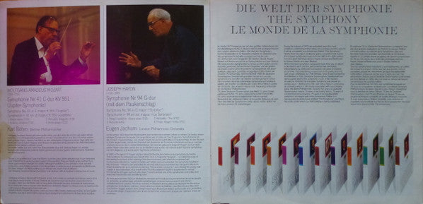 Wolfgang Amadeus Mozart, Berliner Philharmoniker / Karl Böhm, Joseph Haydn, London Philharmonic Orchestra / Eugen Jochum - Symphony Nr. 41 In C Major (Jupiter) / Symphony Nr. 94 In G Major (The Surprise) -