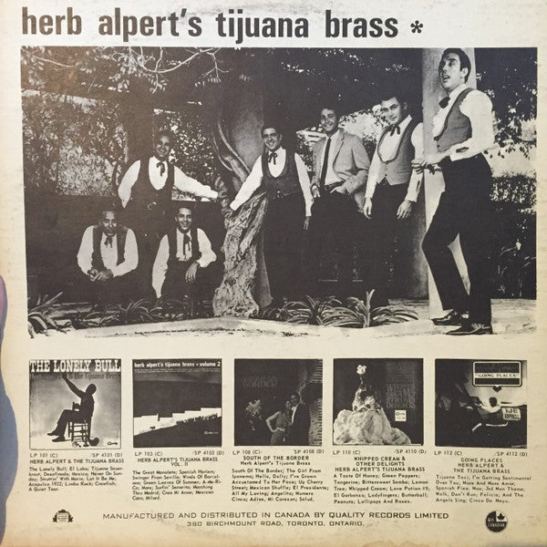 Herb Alpert & The Tijuana Brass - Volume 2 - 1963