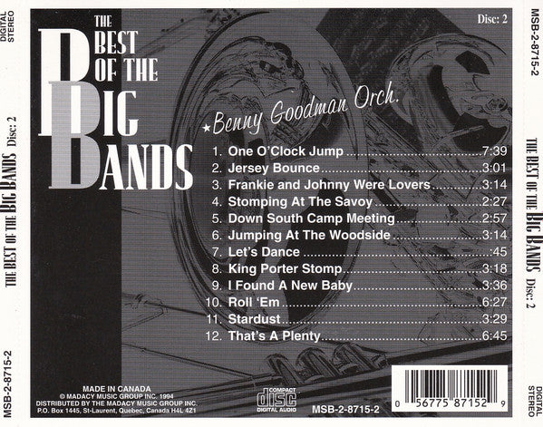 Various - The Best Of The Big Bands (CD) - 2002