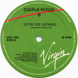 Simple Minds - Up On The Catwalk (Extended Mix) - 1984