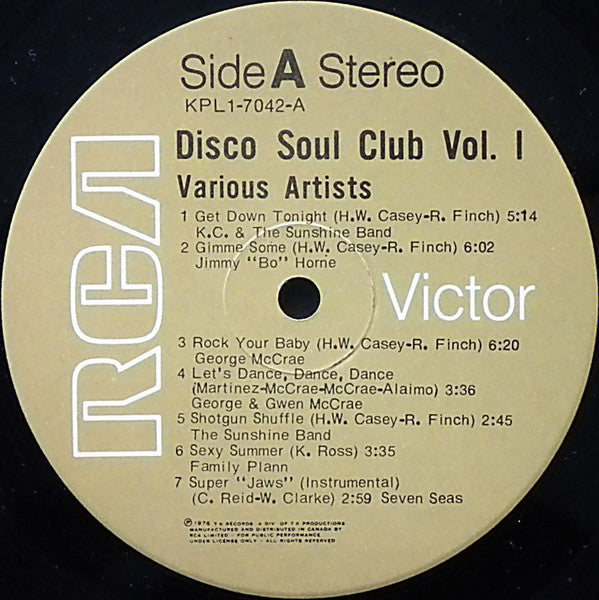 Various - Disco Soul Club Vol. 1