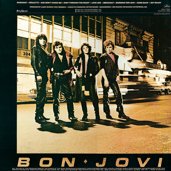 Bon Jovi - Bon Jovi - 1984
